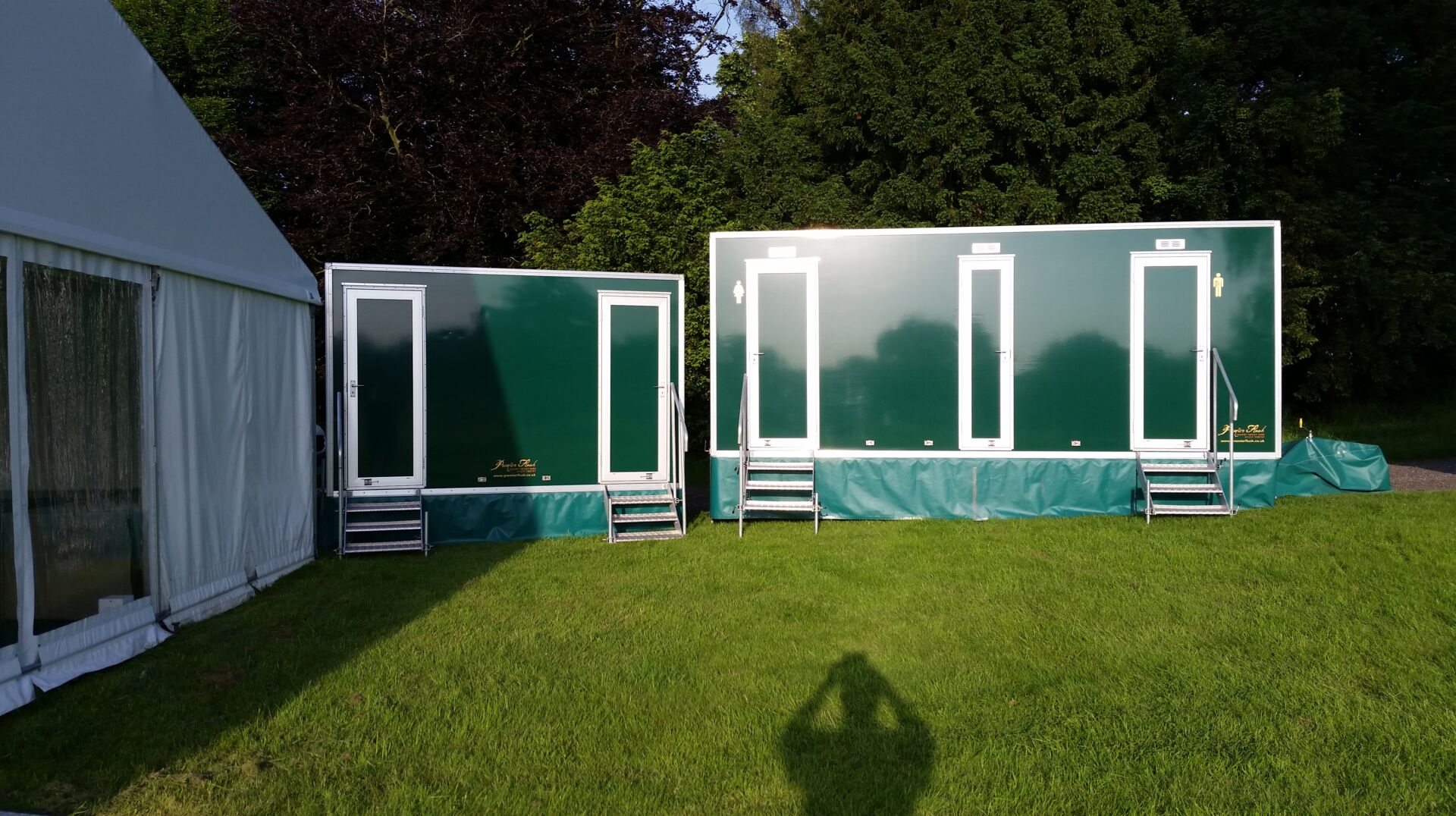 Premier Flush PF Series portable toilet wedding event