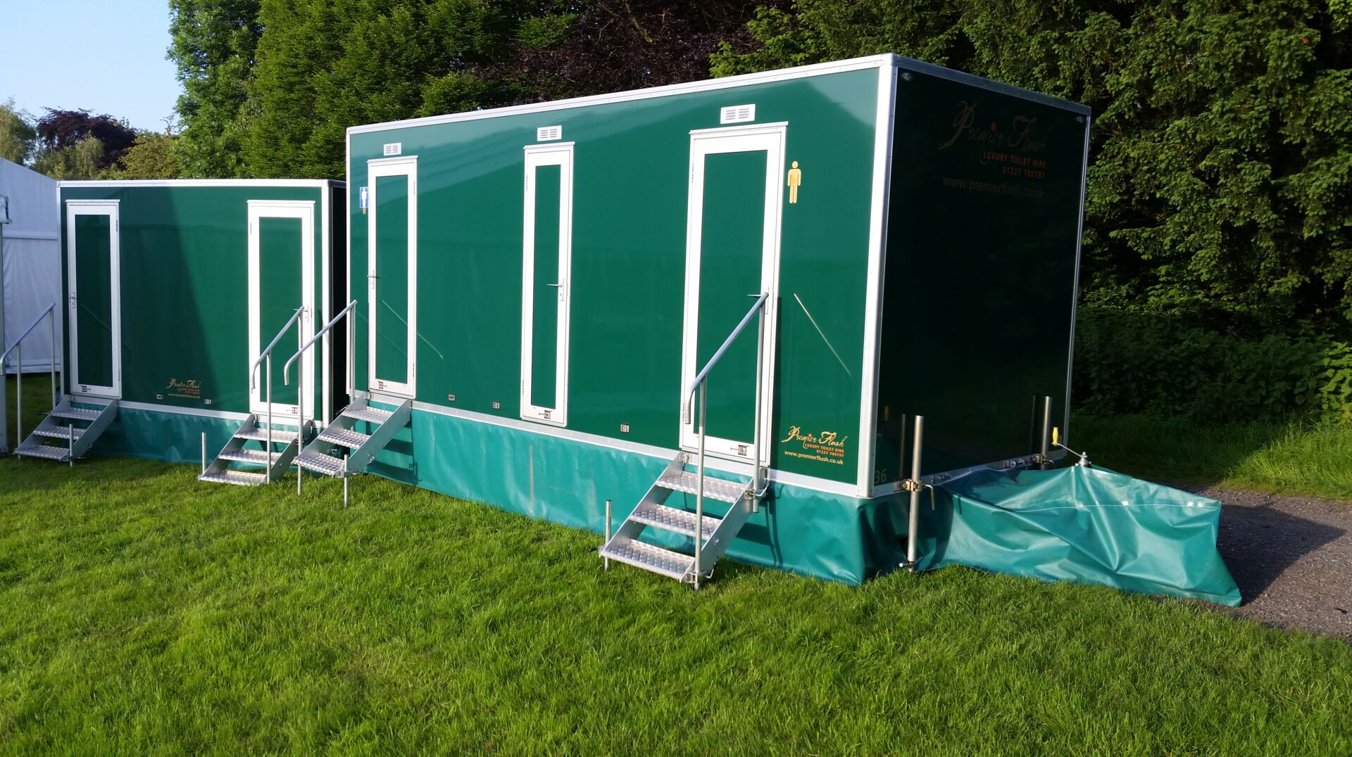 Premier Flush PF Series portable toilet wedding event