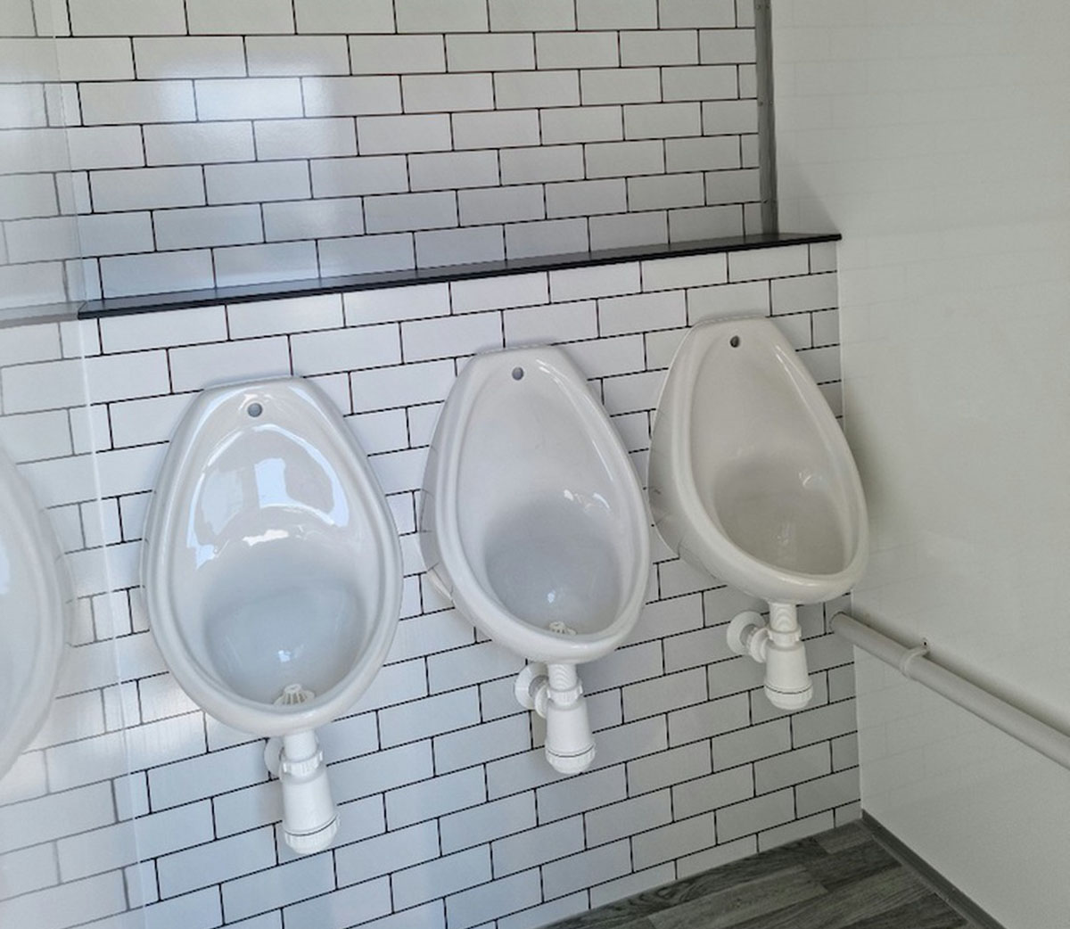 Luxury restroom trailer