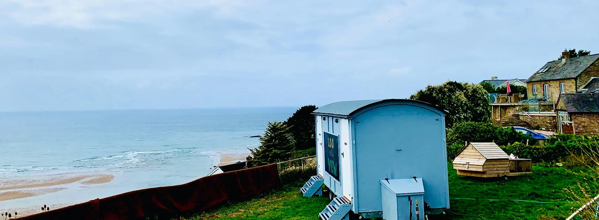 Luxury restroom trailer