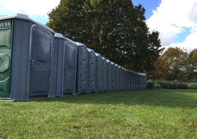 Luxury restroom trailer