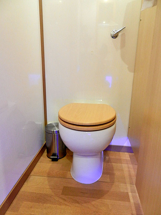 Luxury restroom trailer