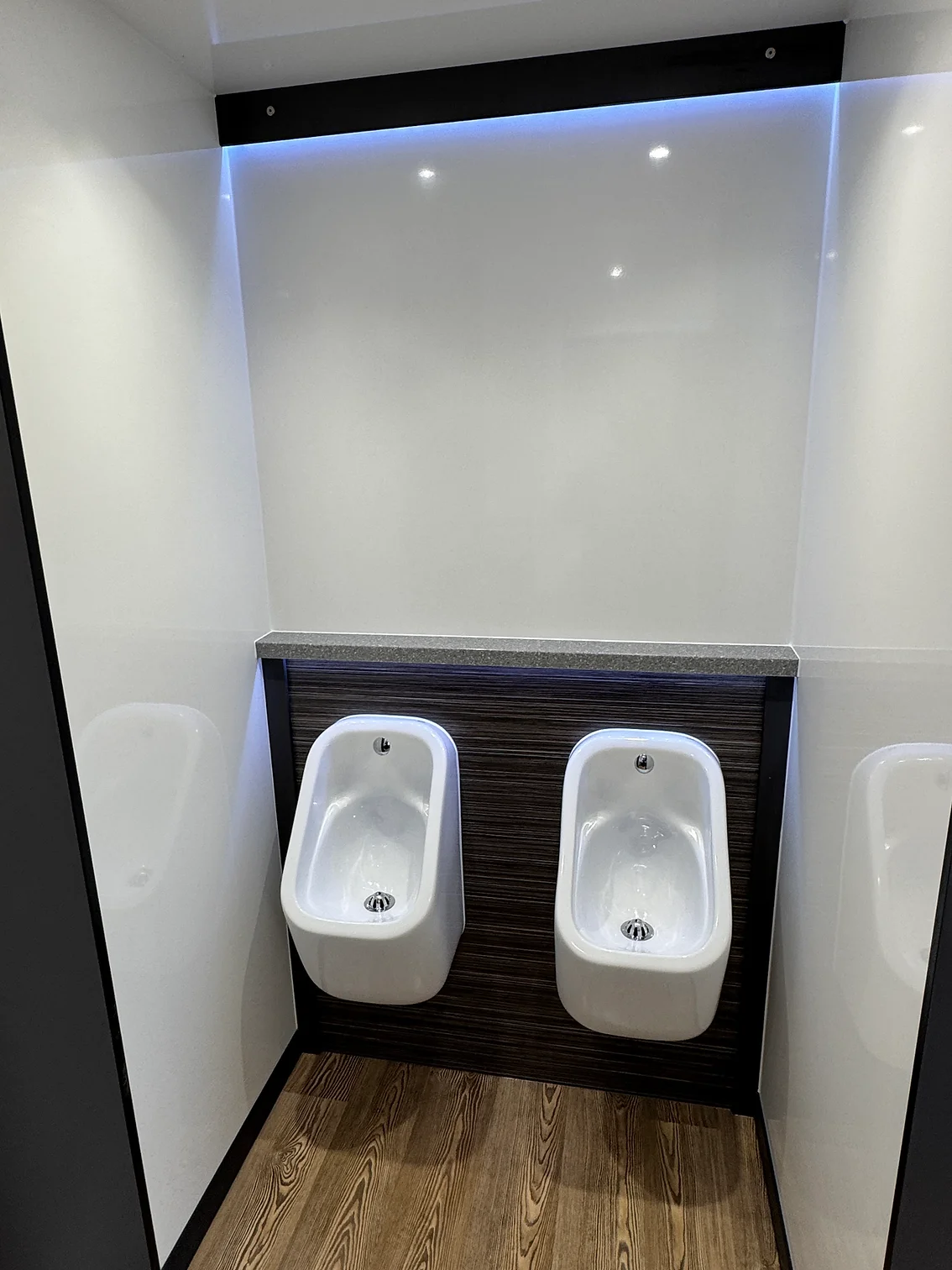 Luxury restroom trailer