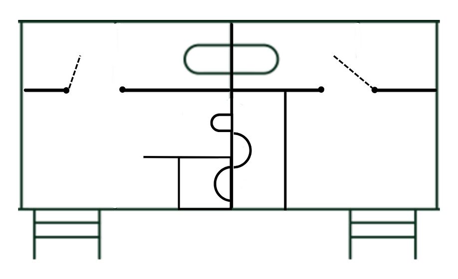 Luxury restroom trailer