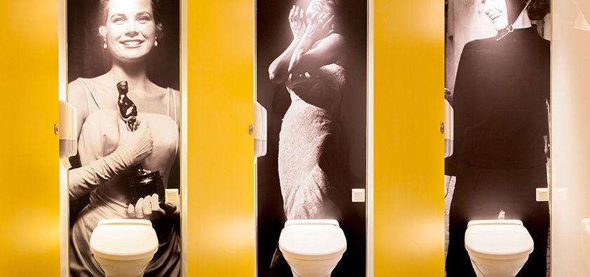 Luxury restroom trailer