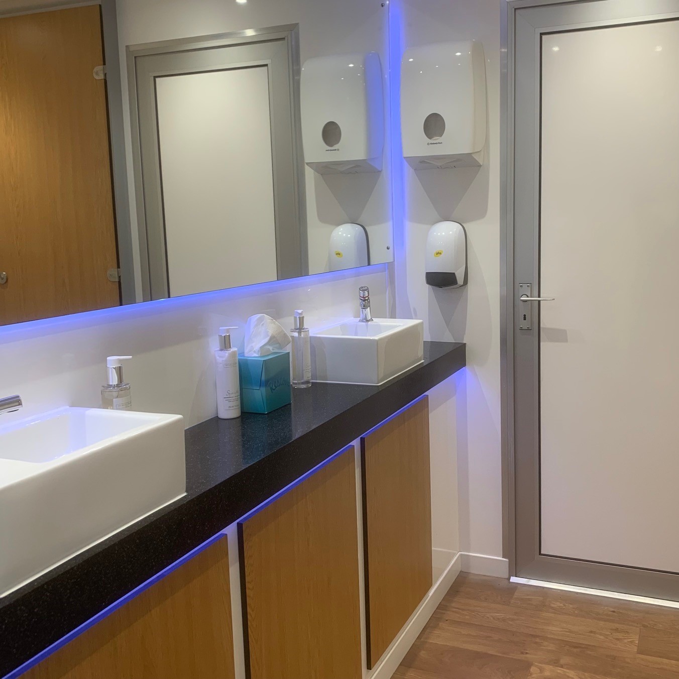 Luxury restroom trailer