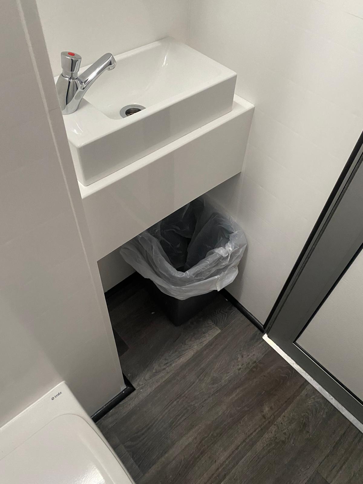 Luxury restroom trailer