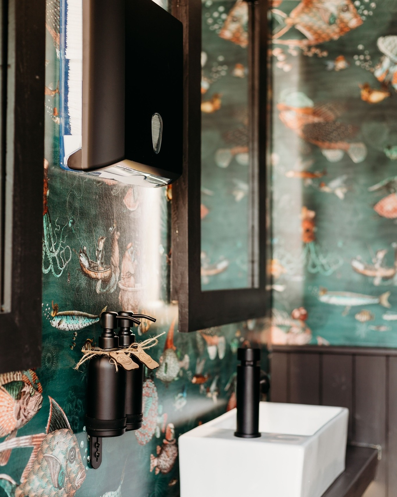 Luxury restroom trailer