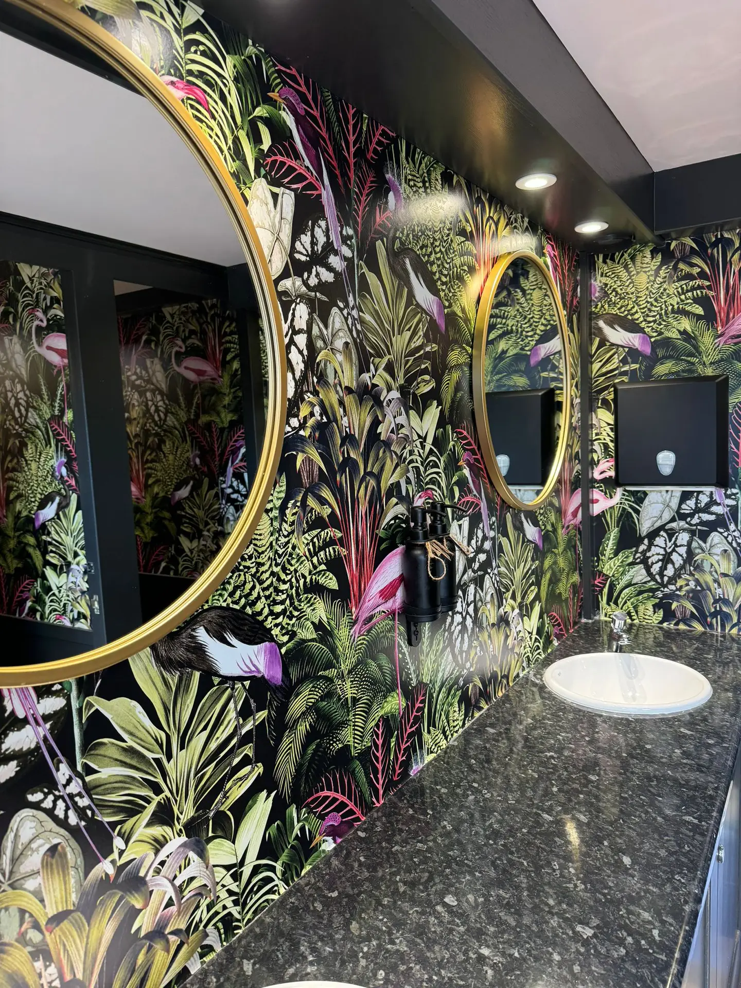 Luxury restroom trailer