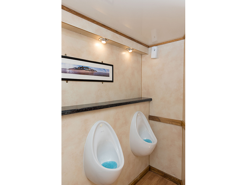 Luxury restroom trailer