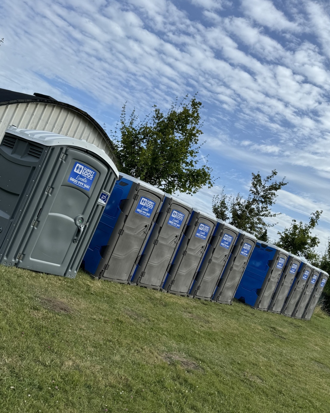 Luxury restroom trailer