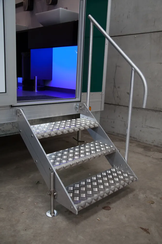 Luxury restroom trailer